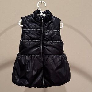 Calvin Klein Black Quilted Vest